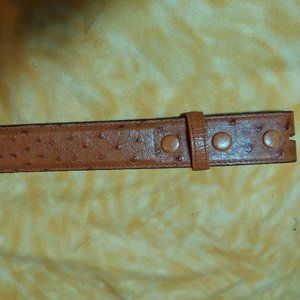 Cellini Genuine Ostrich Belt Size 38